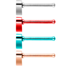 Load image into Gallery viewer, 20 Gauge 1/4'' Multi Tone Valentines Day Heart Nose Bone 4 Pack