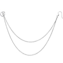 Load image into Gallery viewer, Handcrafted Nose to Ear Double Strand Chain