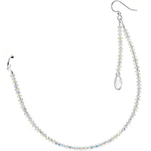 Load image into Gallery viewer, Handmade Nose to Ear Sparkling Chain Created with Swarovski Crystals