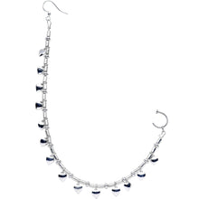 Load image into Gallery viewer, Handcrafted Bali Love Plethora of Hearts Nose Ring Chain Earring