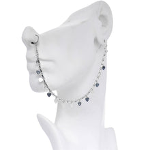 Load image into Gallery viewer, Handcrafted Bali Love Plethora of Hearts Nose Ring Chain Earring