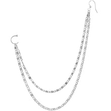Load image into Gallery viewer, Handcrafted 18 Gauge Double Sweep Ear to Nose Chain