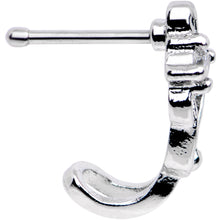 Load image into Gallery viewer, Clear CZ Gem Fashion Twist Faux Hoop Nose Bone