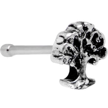 Load image into Gallery viewer, 20 Gauge 1/4'' Ancient Tree of Life Nose Bone